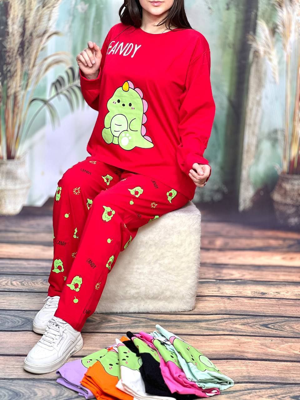 ست بلوز و شلوار پنبه